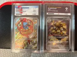 Pokemon TCG - Riolu #10 And Alakazam #9 - Black Star Promo - ACE 9 - Image 1