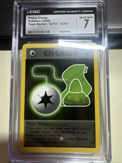Potion Energy Pokemon 2000 Team Rocket First 1st Edition 82/82 Vintage Original - Image 1