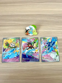 Pokemon 2026 First Partner Illustration Collection Series 1 Promos Set 43 44 45 - Image 1