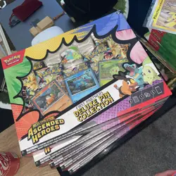 Pokemon Ascended Heroes Deluxe Pin Collection x5 - Image 1