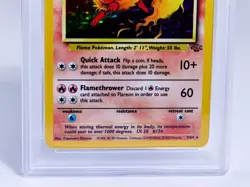 POKEMON - PSA 8 - FLAREON HOLO - GRADED - 1999 Wizards Jungle #3 3/64 - Image 4