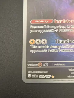 Bellibolt 201/197 – Obsidian Flames (Illustration Rare) – NM – 2023 Pokemon TCG - Image 4