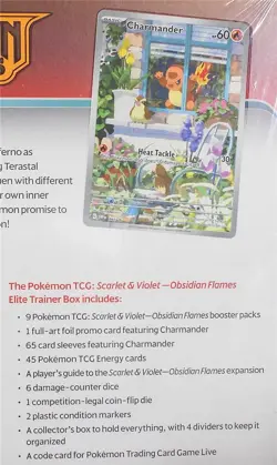 Factory Sealed Pokemon Scarlet & Violet Obsidian Flames ETB *Trusted Seller* - Image 3