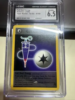 Full Heal Energy Pokemon 2000 Team Rocket 1st Edition 1st 81/82 Rare Vintage - Image 1