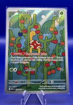 Pokemon Shuckle 136/132 Mega Evolution Illustration Rare English NM - Image 1