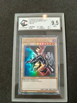 Carte YU-GI-OH - LOB-FR070 - FR -Dragon Noir aux Yeux Rouges - CCC 9.5 - - Image 1