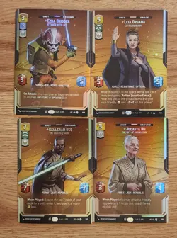 Legends Of The Force - Prestige Tier 2 Lot - 10 Cards! - Anakin, Leia & More - Image 3