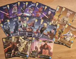 Legends Of The Force - Prestige Tier 1 Lot - 22 Cards! - Luke, Shin, Mace & More - Image 1