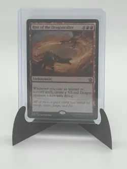 Rite of the Dragoncaller Foundations Regular Magic the Gathering Mythic Card - Image 1
