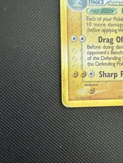 Pokemon Feraligatr (Delta Species) 2/101 Dragon Frontiers Reverse Holo Card - Image 3