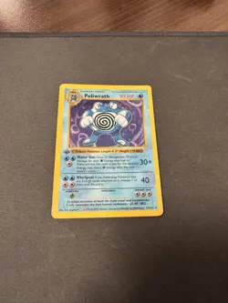 Poliwrath 013/102 Base Set (Shadowless) Holo Pokemon Card - Image 2
