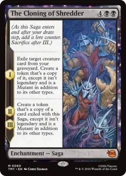 ~ The Cloning of Shredder ~ NM Foil ~ Teenage Mutant Ninja Turtles ~ MTG ~ - Image 1