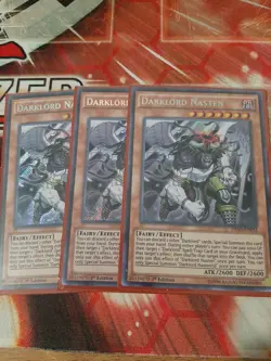 1x Darklord Nasten DESO-EN032 1st Secret Rare NM Yugioh Card - Image 2