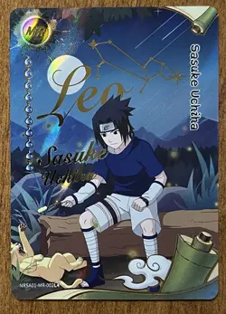 Sasuke Uchiha NRSA01-MR-002L4 Heavens Scroll English Naruto Kayou Card (MR) - Image 1