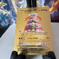 Alcremie VMAX 023/073 HP330 - Gold Foil 🔥Fan Art 🔥Card - NM - Image 1