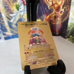 Alcremie VMAX 023/073 HP330 - Gold Foil 🔥Fan Art 🔥Card - NM - Image 3