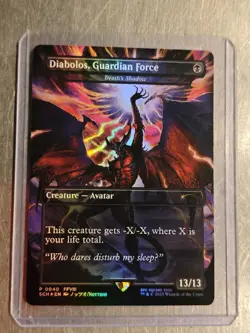 Magic Final Fantasy Diabolos Guardian Force Foil Mint Eng Promo Card - Image 1