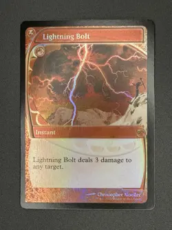 MTG Foil Lightning Bolt Future Sight Festival in a Box Atlanta Secret Lair Promo - Image 1