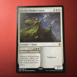 Magic the Gathering MTG Realm-Cloaked Giant (26) Throne of Eldraine NM - Image 1
