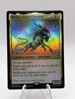 Hinata, Dawn-Crowned 222/302 Foil Kamigawa: Neon Dynasty NEO MTG NM - Image 1