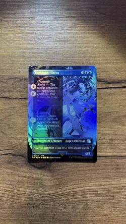 Summon: Shiva (Borderless) FOIL - FINAL FANTASY (FIN) (362) - Image 1