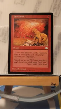 Mtg FIRESTORM LP Weatherlight Reserve List -Argo- - Image 5