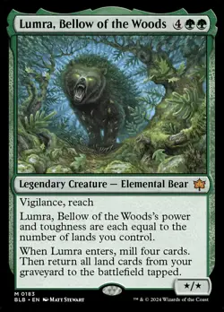Lumra, Bellow of the Woods FOIL Bloomburrow MTG NM - Image 1
