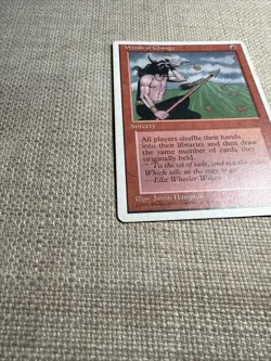 MTG Magic the Gathering Winds of Change 4th Edition 1995 LP - Image 2