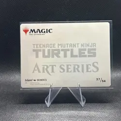 Island - MTG Art Series: Teenage Mutant Ninja Turtles 37/54 Gold Stamp - Image 2