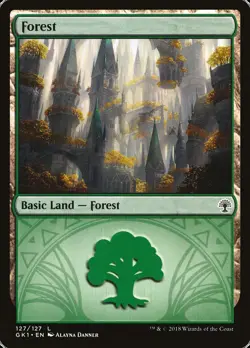 MTG Forest (127) ** GRN Guild Kit ** English (NM) - Image 1