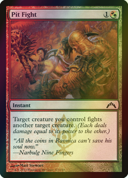MTG Pit Fight Foil ** Gatecrash ** English (NM) - Image 1
