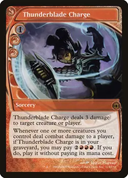 MTG Thunderblade Charge ** Future Sight ** English (NM) - Image 1