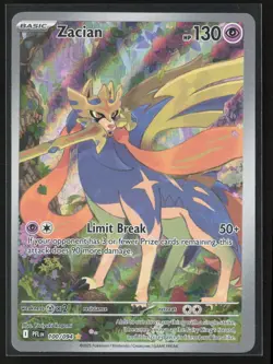 Zacian 100/094 ME02: Phantasmal Flames Illustration Rare Pokemon TCG NM - Image 1