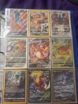 Pokemon TCG Binder Lot! VMAX, Full art, promos + More! - Image 1