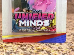 Pokemon TCG Sun and Moon Unified Minds Factory Sealed Booster Pack & Promo RARE - Image 4