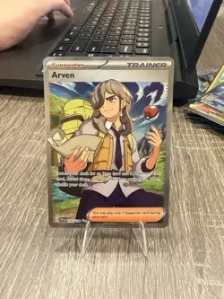 Pokemon Arven 235/198 SV01 Scarlet & Violet Full Art Trainer Ultra Rare Holo - Image 1