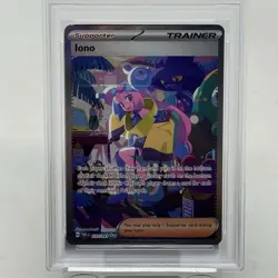 Iono 237/091 Pokemon TCG Paldean Fates PSA 9 Mint - Image 3