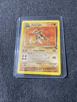 🦞Pokemon TCG Kabutops 24/62 Fossil Unlimited Non-Holo Rare Vintage 🦞 - Image 1