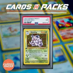 Carte Pokemon Nidoking 11/102 Holo Set de base Edition 1 PSA 9 ✨ - Image 1