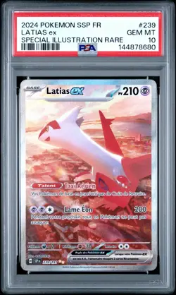 Carte Pokemon Latias ex 239/191 Holo Etincelles Deferlantes PSA 10 GEM MINT 🔥 - Image 2