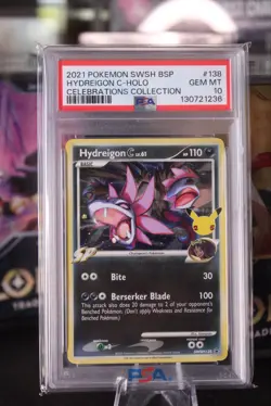 Pokemon Hydreigon C SWSH138 Celebrations Collection PSA 10 Gem Mint - Image 1