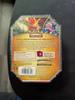 Pokemon 2014 XY Kalos Powers Tin Chesnaught EX Factory Sealed - Image 3
