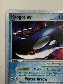 Pokemon TCG Kyogre ex 94/101 Hidden Legends Holo Silver Border - Image 2