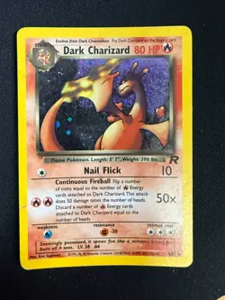 Dark Charizard - 4/82 - Holo Rare - Unlimited Team Rocket (HP) Pokemon - Image 1
