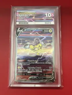 ACE 10 Raikou V GG41/GG70 | Crown Zenith Special Art | English Pokemon TCG - Image 1