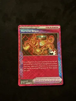 Pokemon TCG - Survival Brace 164/167 Play Stamped Prize Pack Series 6 Holo - Image 1