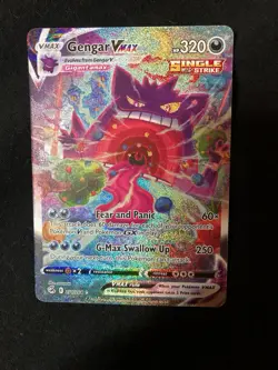 Pokemon Gengar VMAX Alternate Art Holo 271/264 Fusion Strike 320 HP - Image 1
