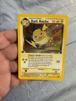Dark Raichu 83/82 Pokemon Team Rocket Holo 1st Edition *Secret Rare* - Image 1