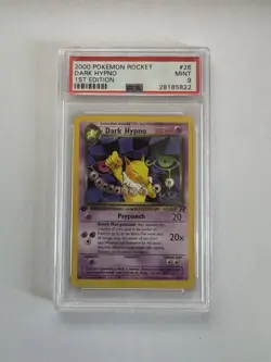 2000 Dark Hypno 26/82 Team Rocket 1st Edition Rare PSA 9 Pokemon TCG - Image 1