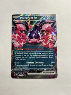 Pokemon TCG Pecharunt ex 039/064 Shrouded Fable Double Rare Holo - NM - Image 1